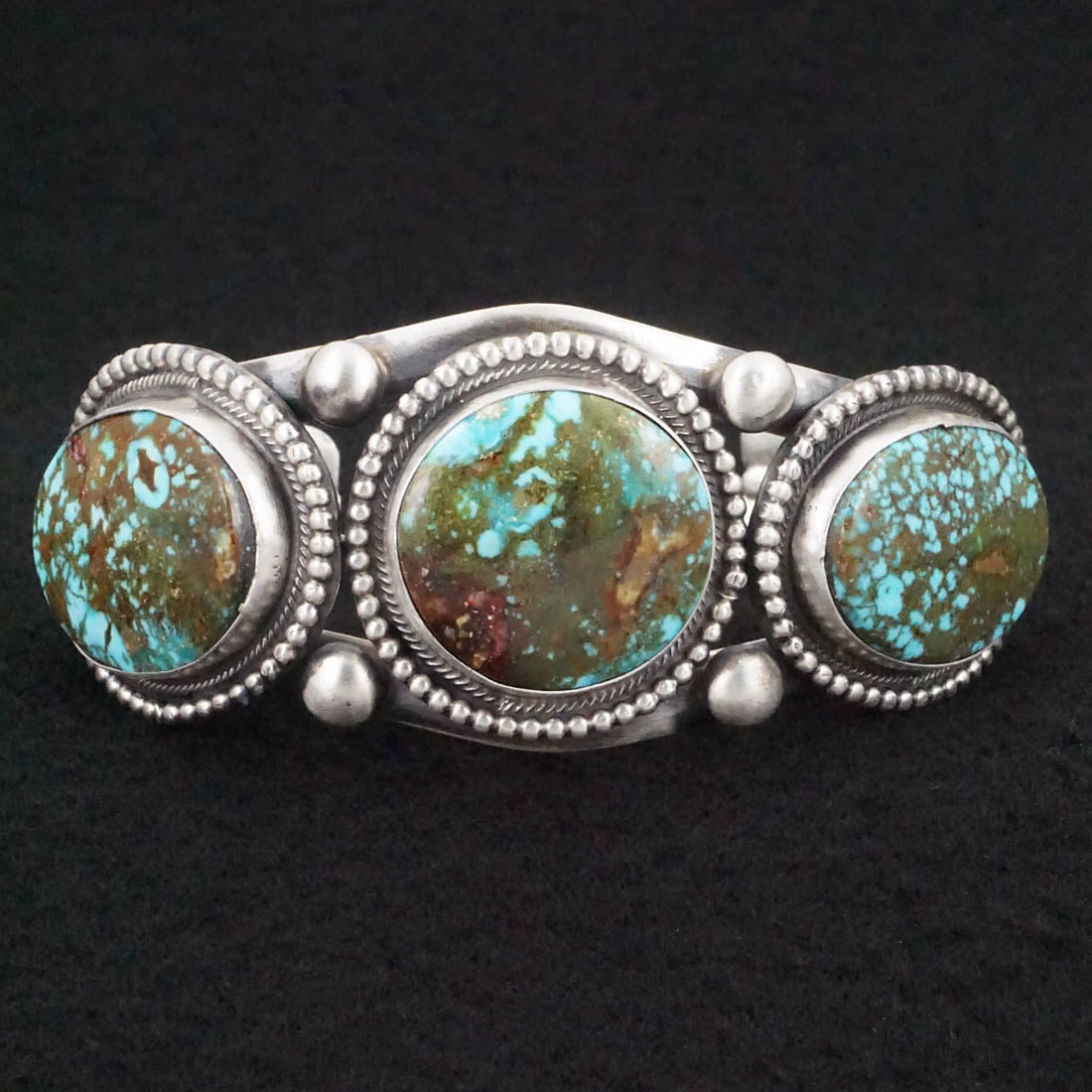 Bobby Johnson Turquoise & Sterling Silver Bracelet