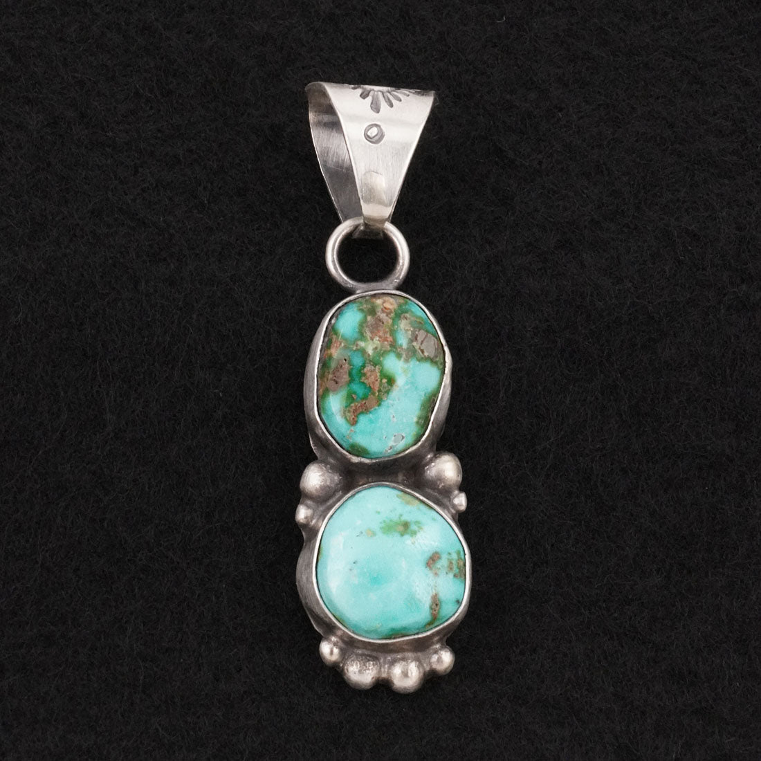 Antwone Brown Turquoise & Sterling Silver Pendant