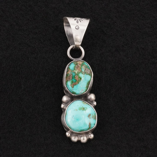 Antwone Brown Turquoise & Sterling Silver Pendant