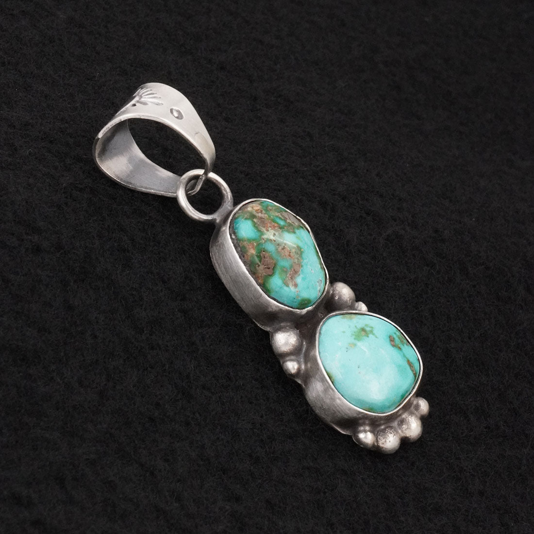 Antwone Brown Turquoise & Sterling Silver Pendant
