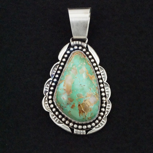 Paul Livingston Turquoise & Sterling Silver Pendant