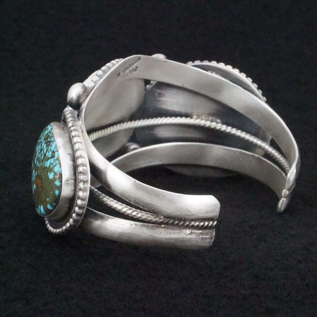 Bobby Johnson Turquoise & Sterling Silver Bracelet