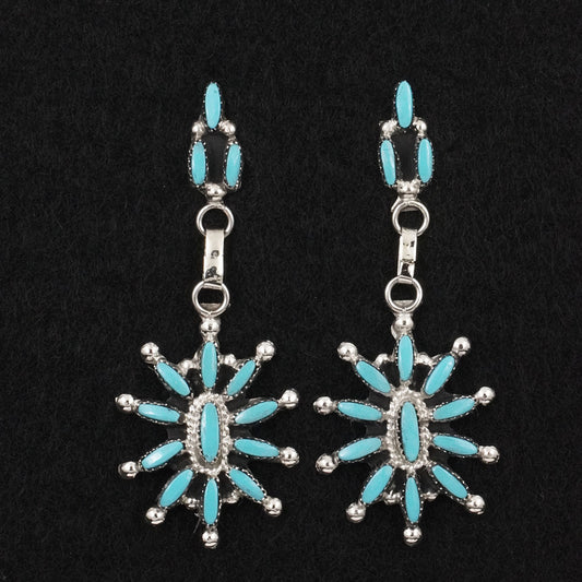 Evonne Hustito Turquoise & Sterling Silver Earrings