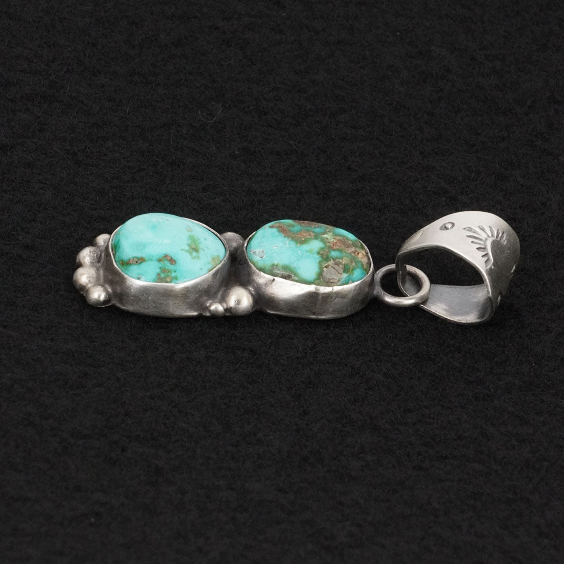 Antwone Brown Turquoise & Sterling Silver Pendant