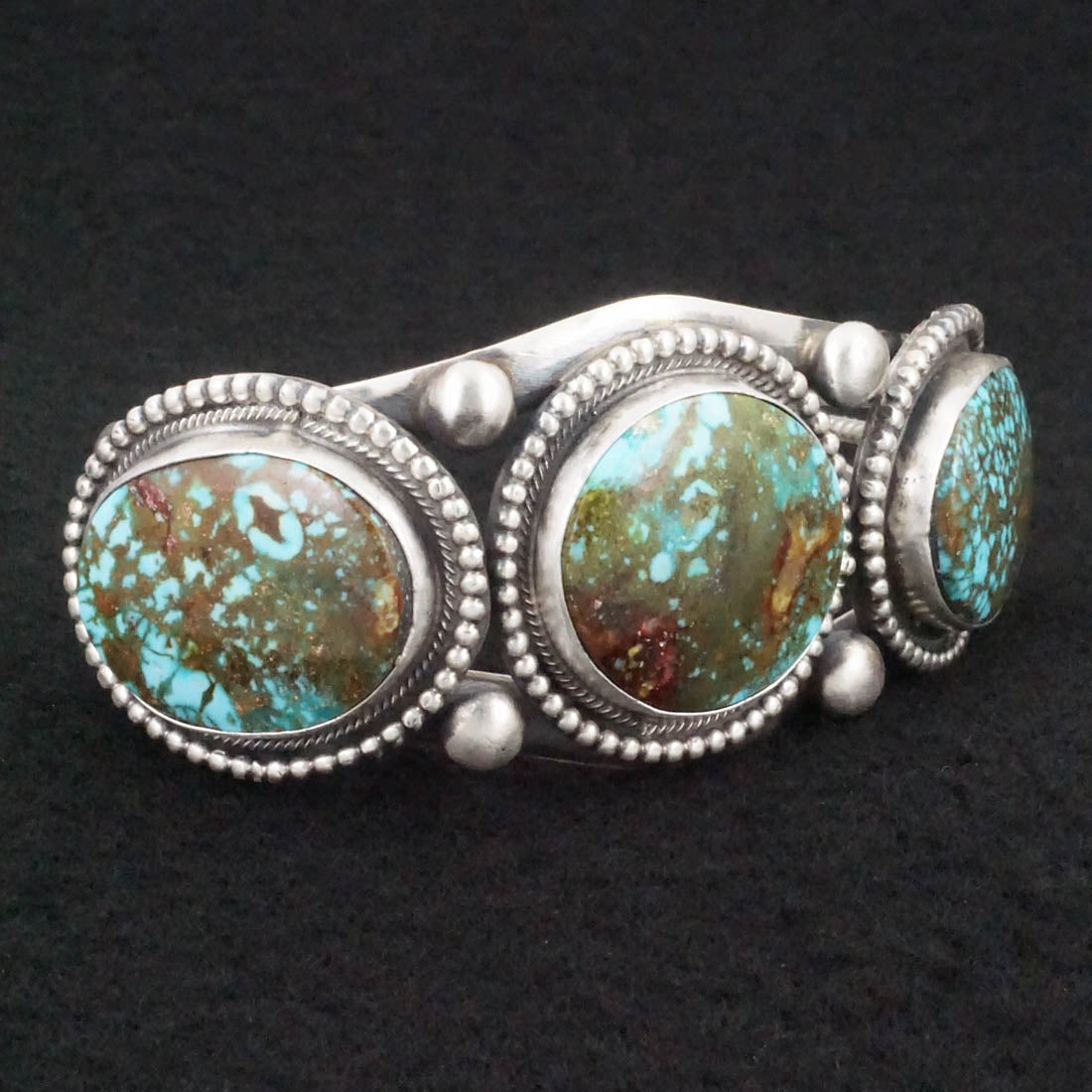 Bobby Johnson Turquoise & Sterling Silver Bracelet