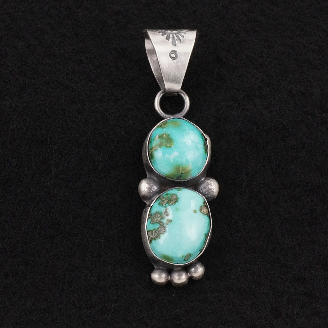 Antwone Brown Turquoise & Sterling Silver Pendant
