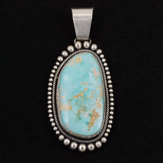 Paul Livingston Turquoise & Sterling Silver Pendant