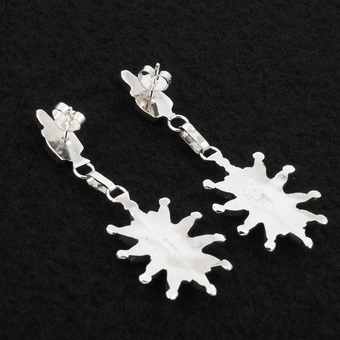 Evonne Hustito Turquoise & Sterling Silver Earrings