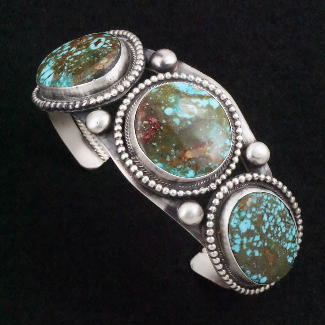 Bobby Johnson Turquoise & Sterling Silver Bracelet