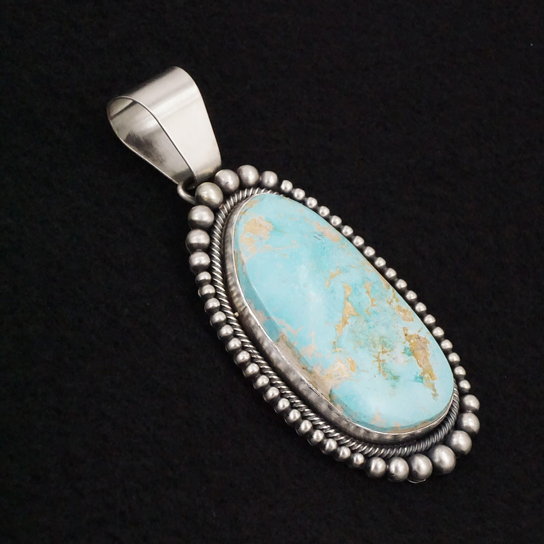 Paul Livingston Turquoise & Sterling Silver Pendant