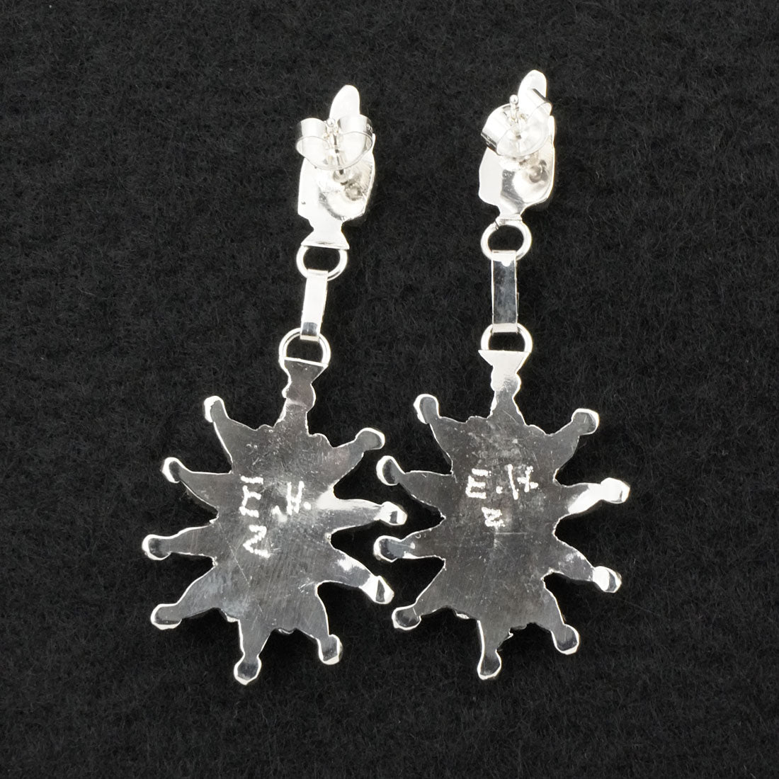 Evonne Hustito Turquoise & Sterling Silver Earrings