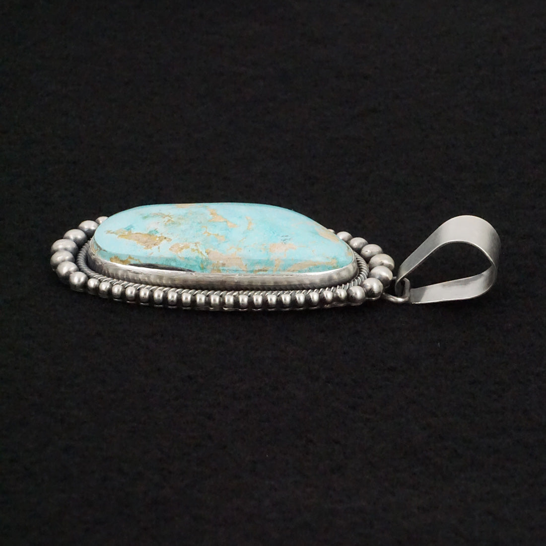 Paul Livingston Turquoise & Sterling Silver Pendant