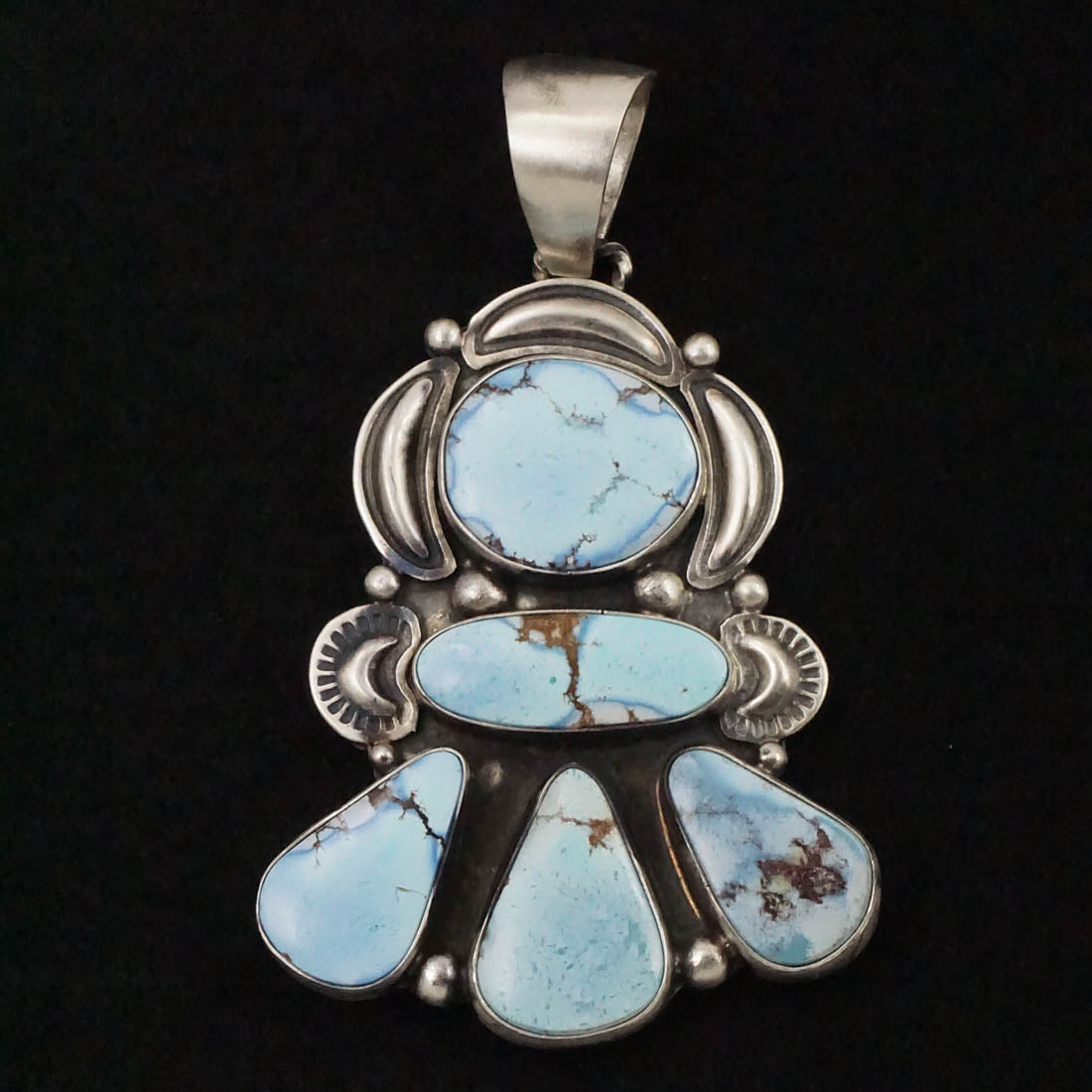 Darrin Livingston Turquoise & Sterling Silver Earrings & Pendant