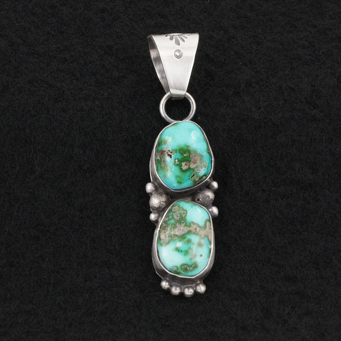 Antwone Brown Turquoise & Sterling Silver Pendant