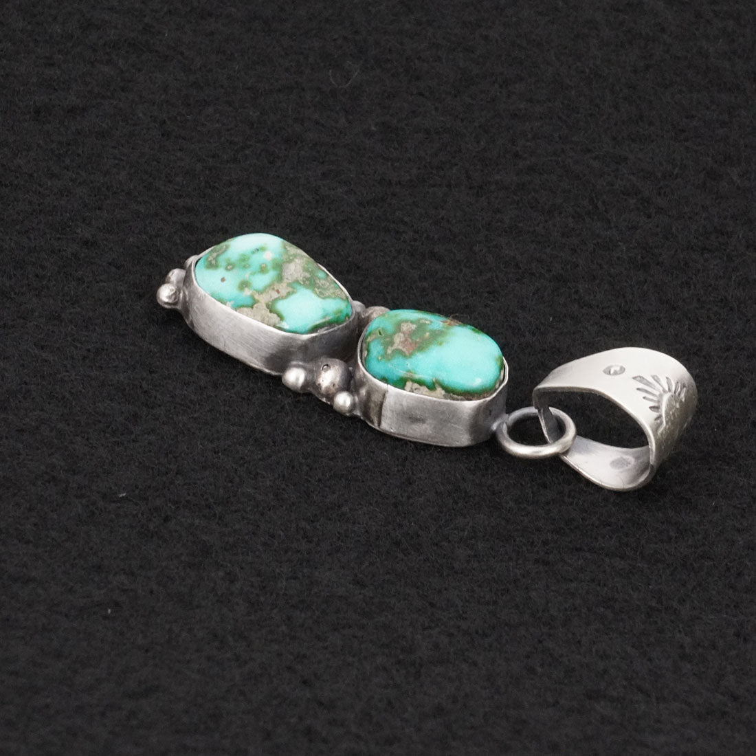 Antwone Brown Turquoise & Sterling Silver Pendant