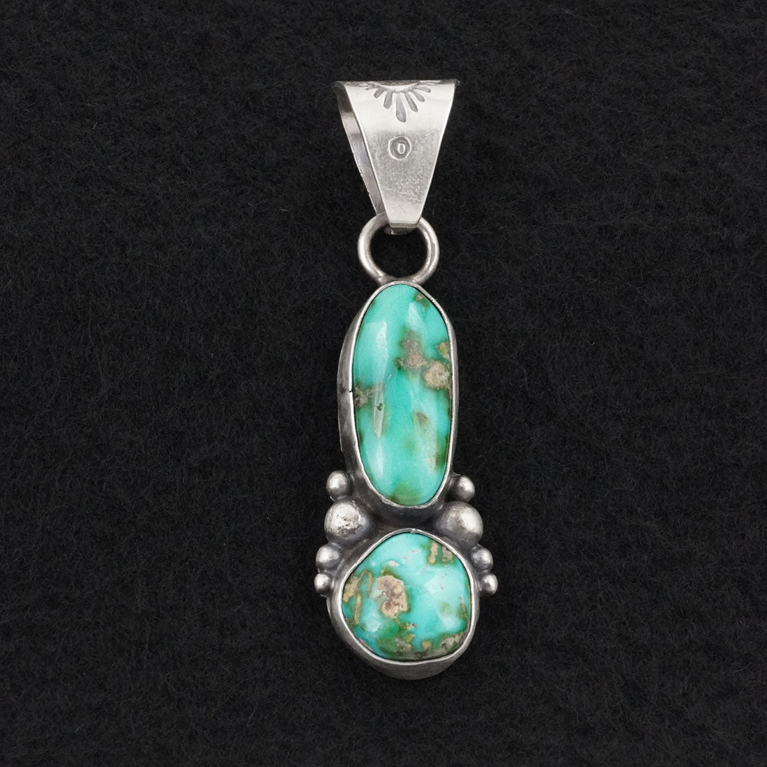 Antwone Brown Turquoise & Sterling Silver Pendant