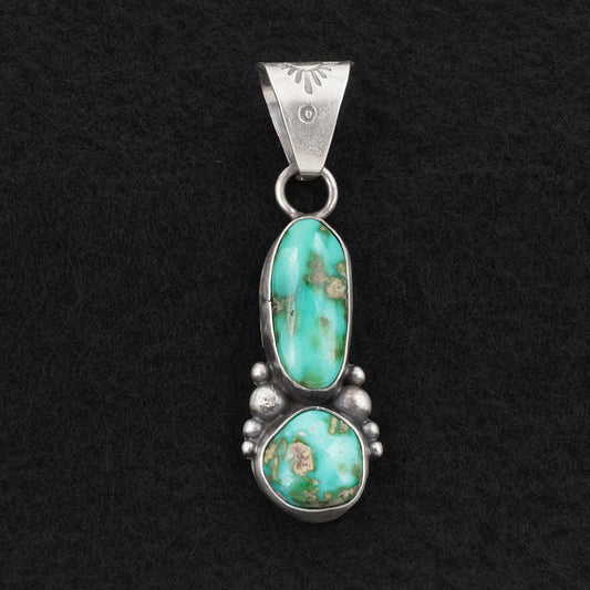 Antwone Brown Turquoise & Sterling Silver Pendant