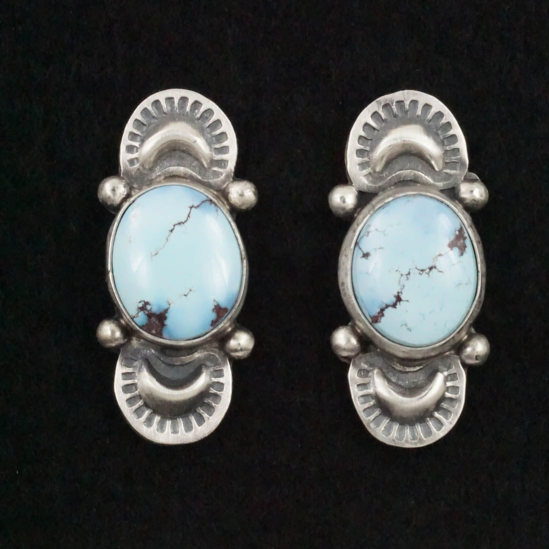 Darrin Livingston Turquoise & Sterling Silver Earrings & Pendant