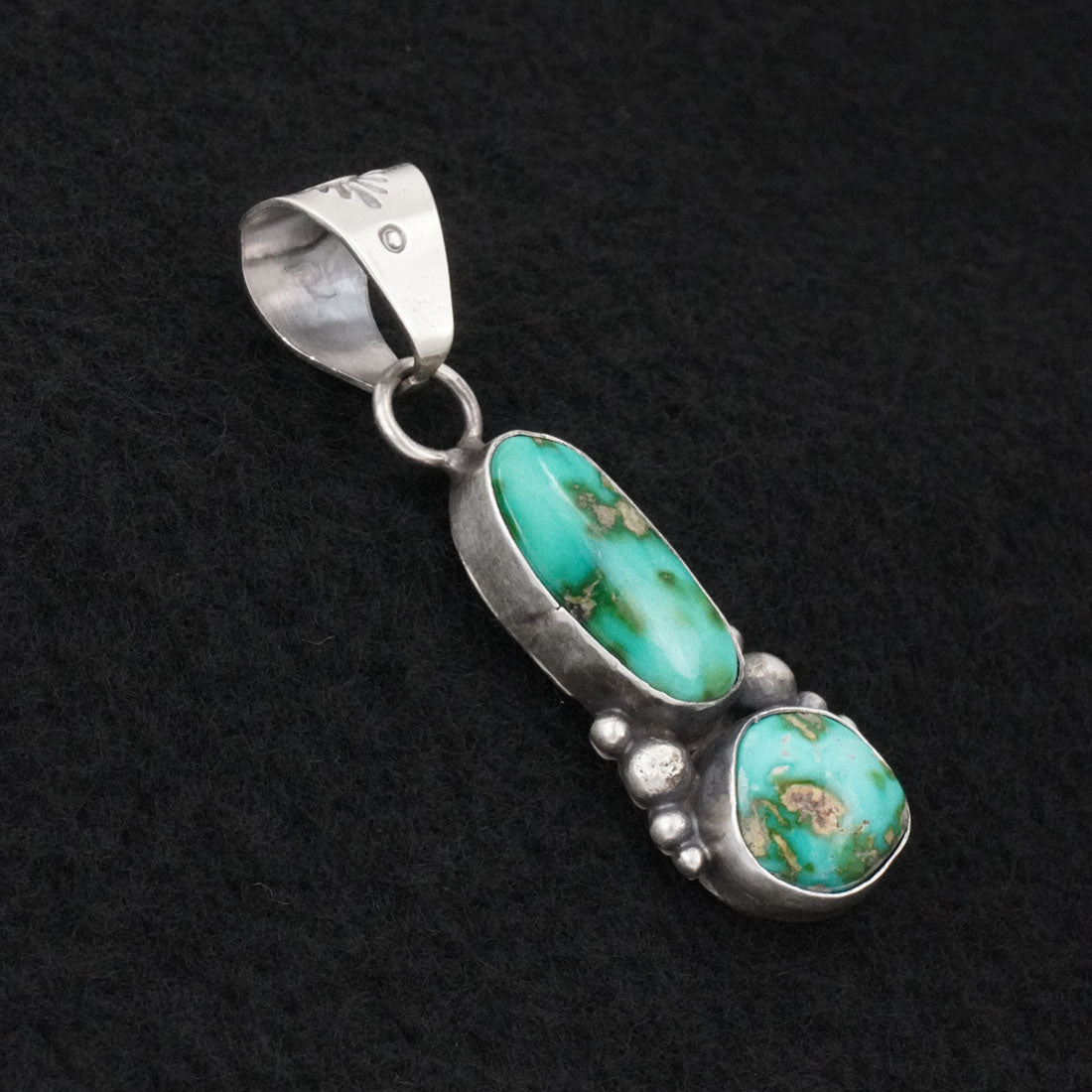 Antwone Brown Turquoise & Sterling Silver Pendant