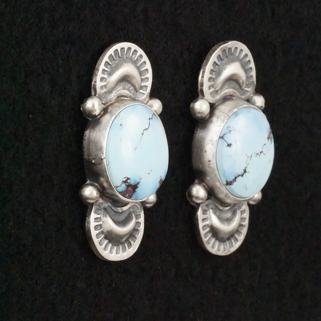 Darrin Livingston Turquoise & Sterling Silver Earrings & Pendant