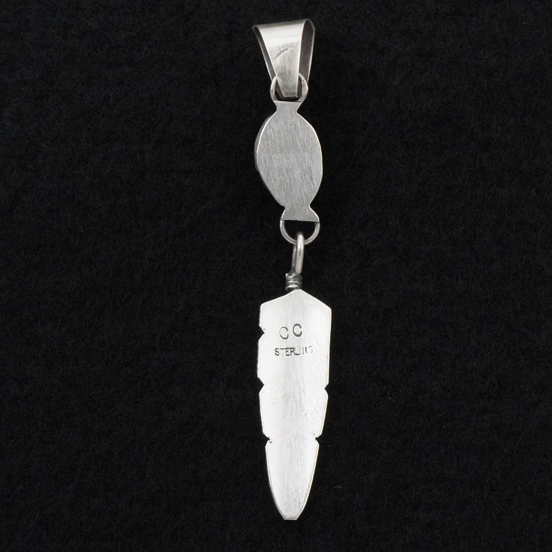 Chris Charley Turquoise & Sterling Silver Pendant