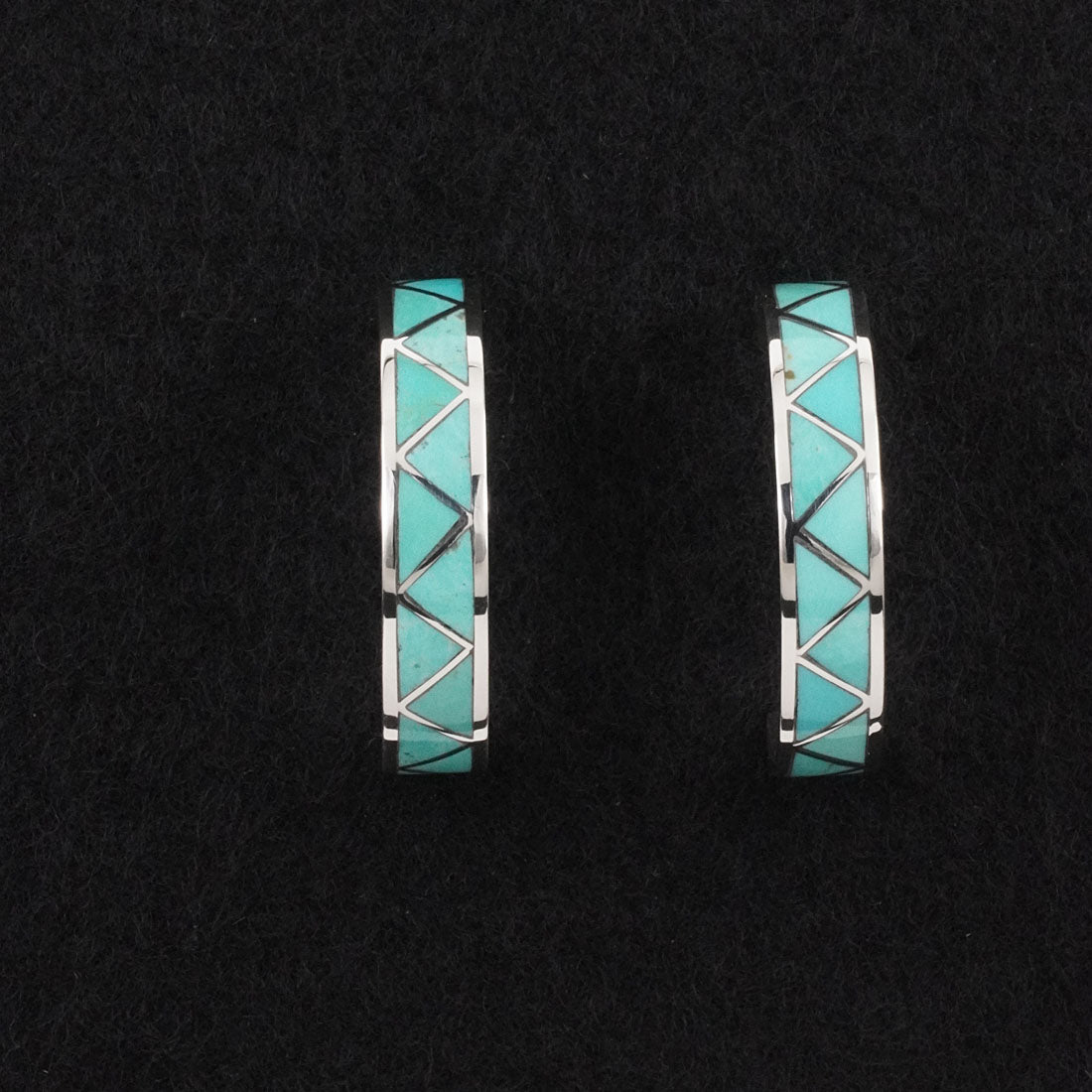 Joann Peina Turquoise & Sterling Silver Earrings