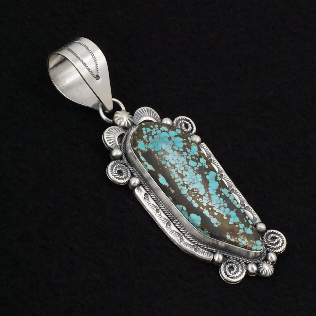 Jackson Hoskie Turquoise & Sterling Silver Pendant