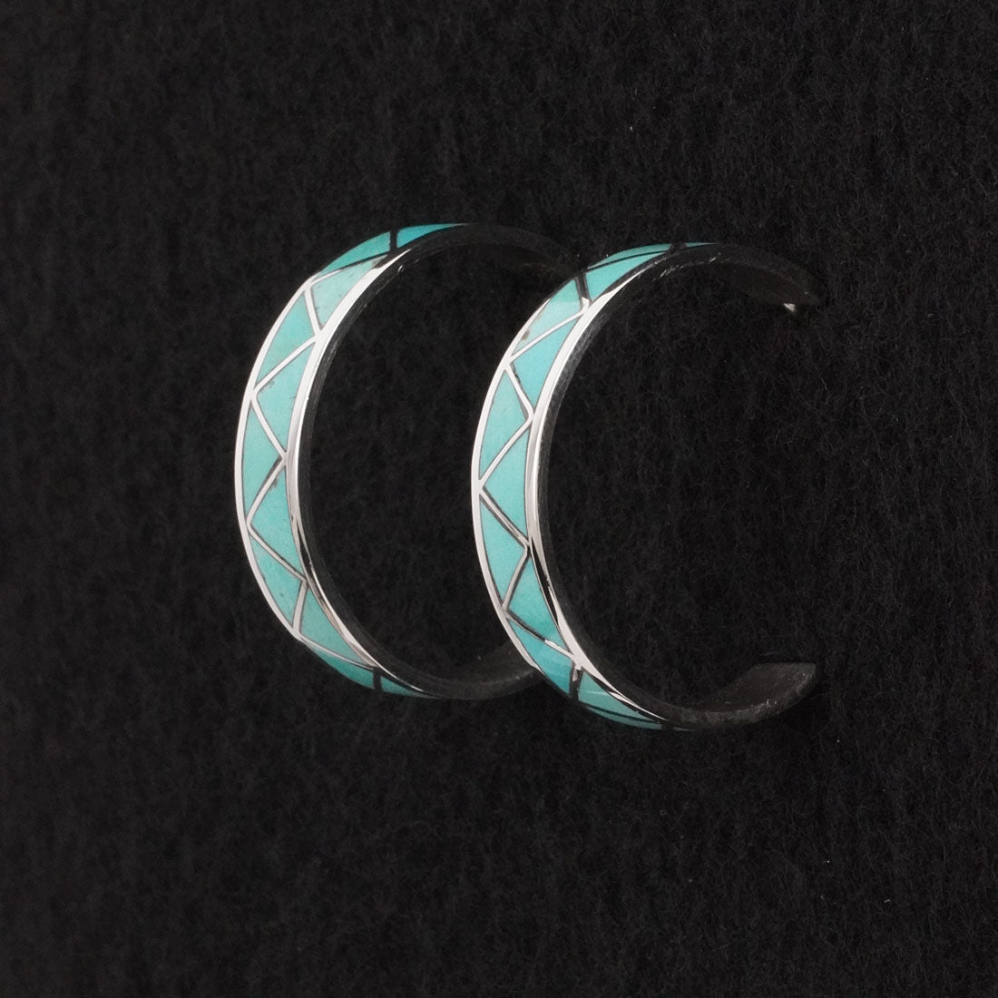 Joann Peina Turquoise & Sterling Silver Earrings