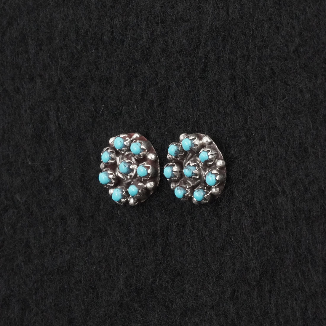 Randy Hooee Turquoise & Sterling Silver Earrings