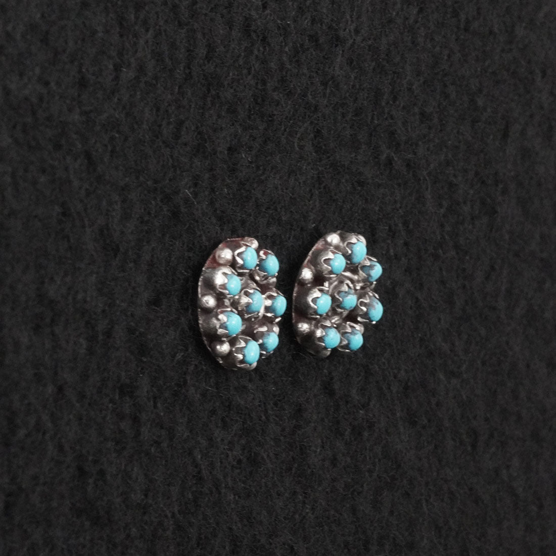 Randy Hooee Turquoise & Sterling Silver Earrings