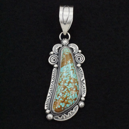 Jackson Hoskie Turquoise & Sterling Silver Pendant