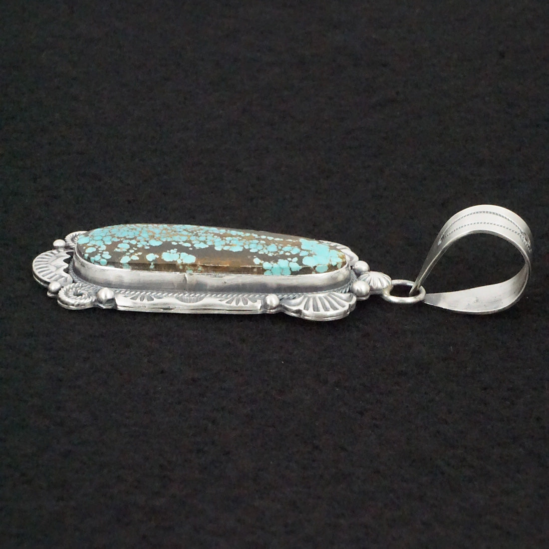 Jackson Hoskie Turquoise & Sterling Silver Pendant