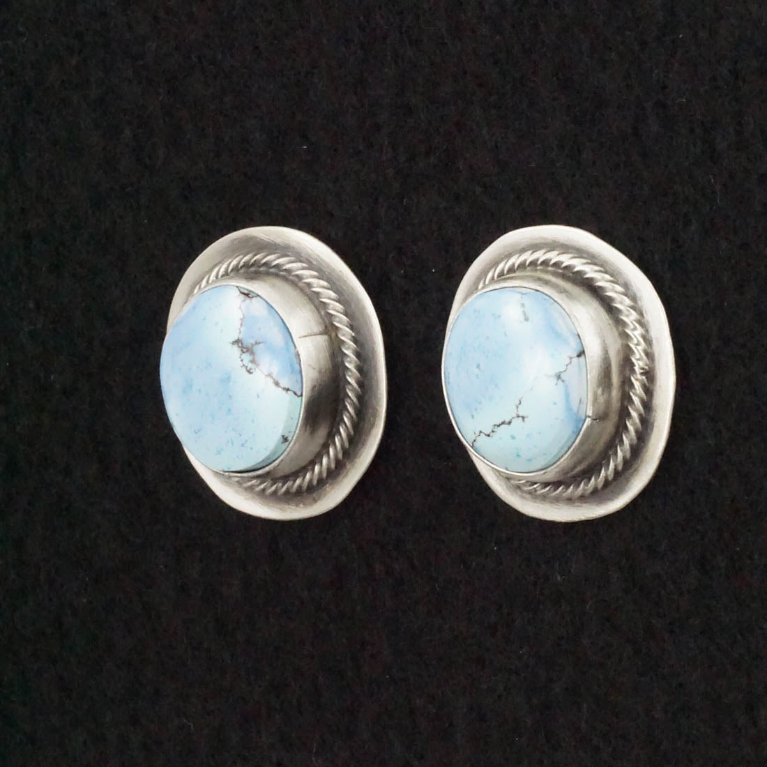 Darrin Livingston Turquoise & Sterling Silver Earrings & Pendant