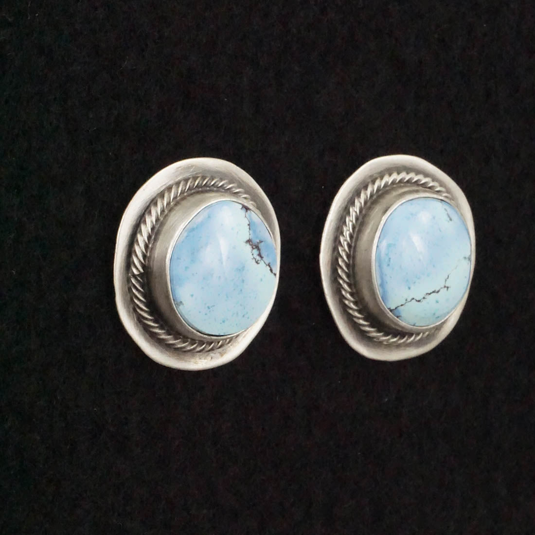 Darrin Livingston Turquoise & Sterling Silver Earrings & Pendant