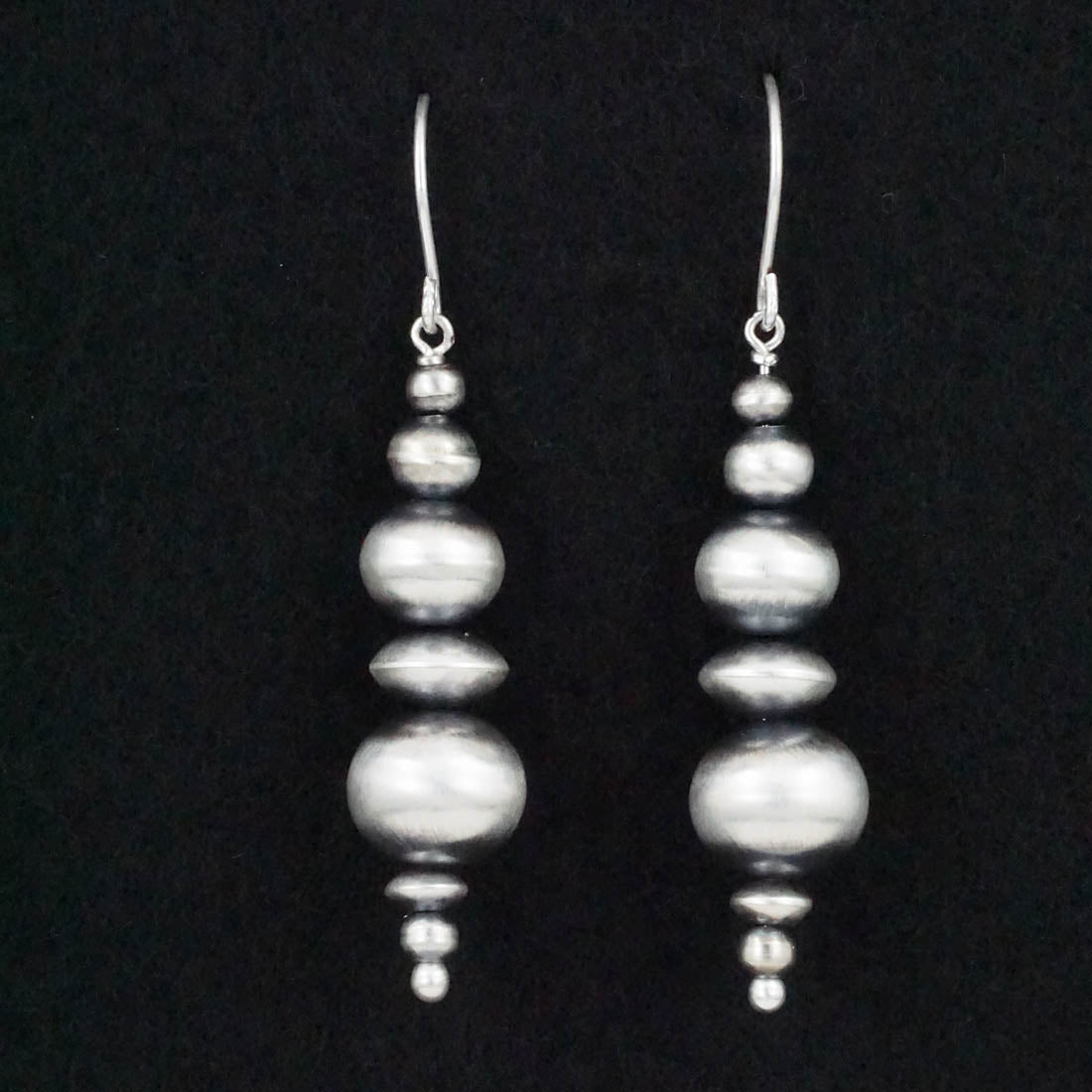 Dorinda Mariano Sterling Silver Navajo Pearl Earrings