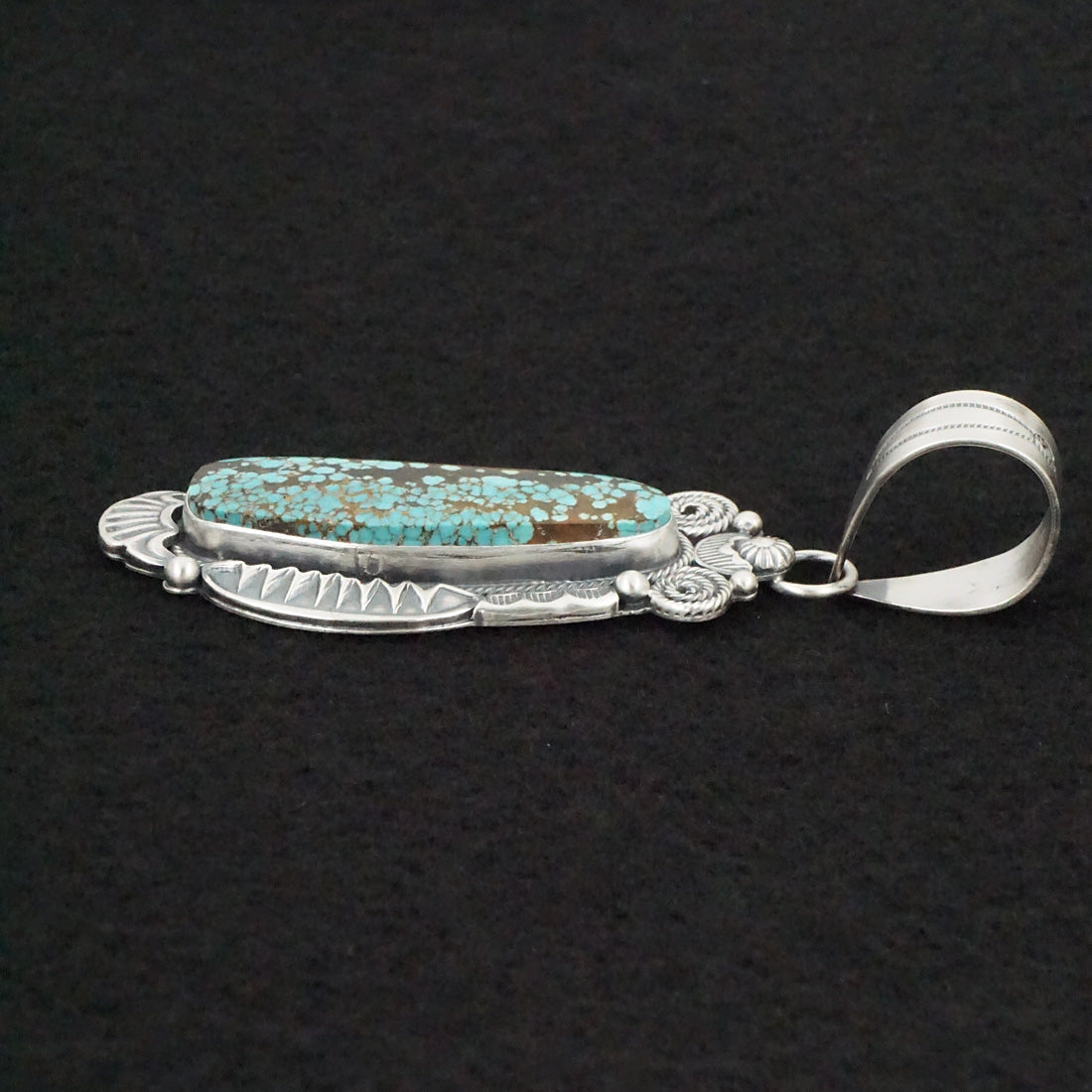 Jackson Hoskie Turquoise & Sterling Silver Pendant