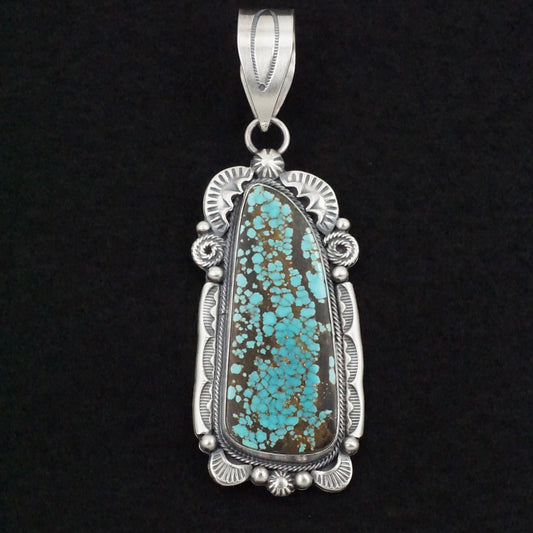 Jackson Hoskie Turquoise & Sterling Silver Pendant