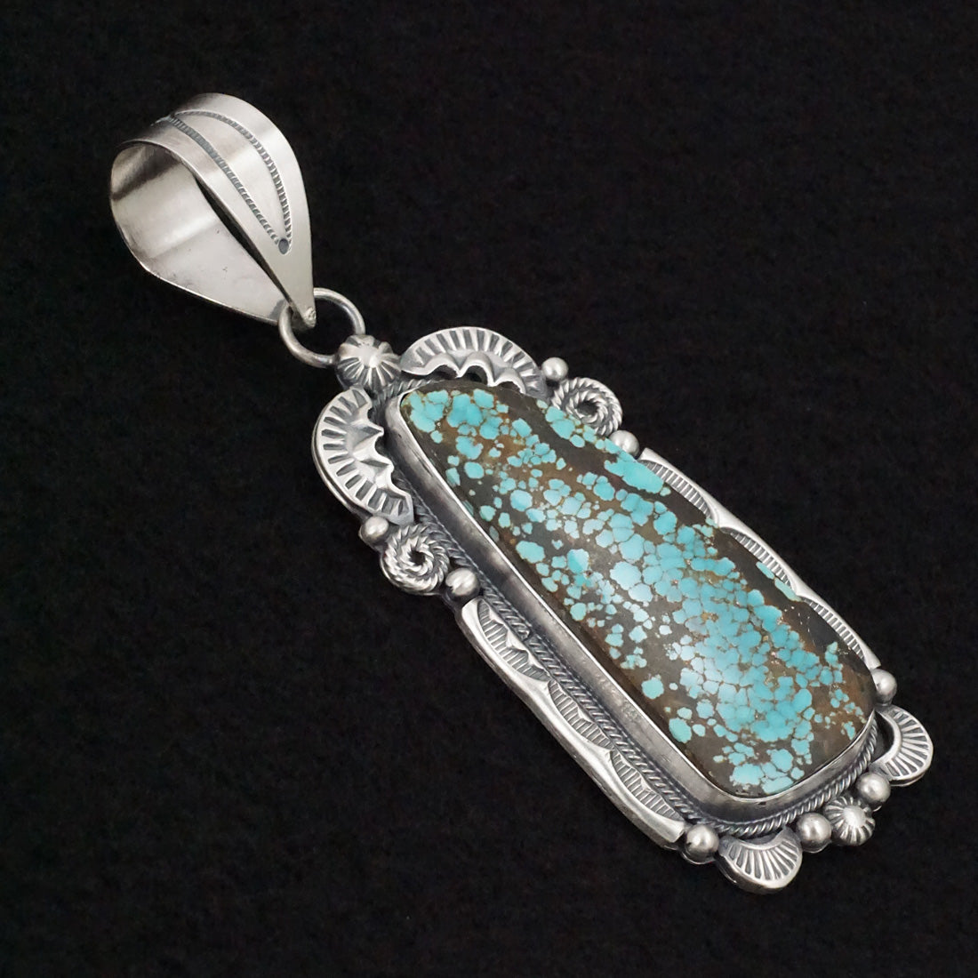 Jackson Hoskie Turquoise & Sterling Silver Pendant