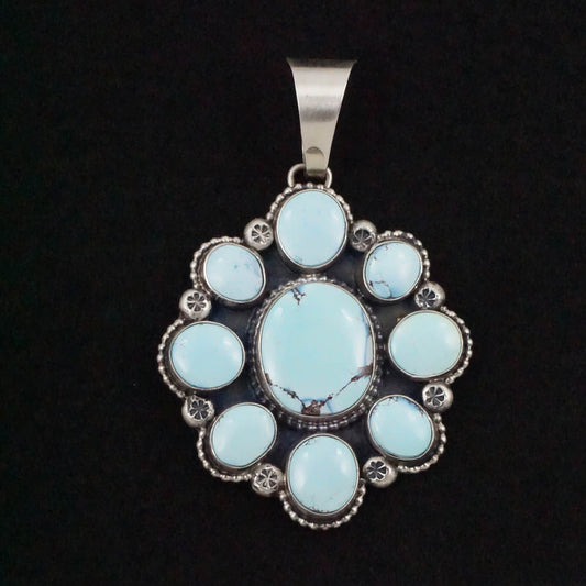 Darrin Livingston Turquoise & Sterling Silver Pendant