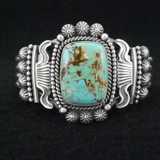 Michael Calladitto Turquoise & Sterling Silver Bracelet