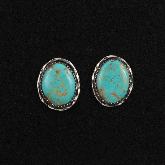 Ernest Hawthorne Turquoise & Sterling Silver Earrings