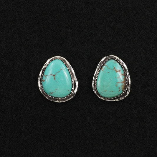 Ernest Hawthorne Turquoise & Sterling Silver Earrings