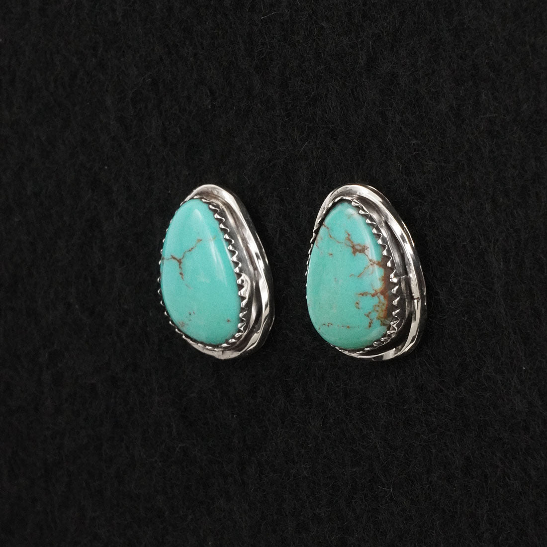 Ernest Hawthorne Turquoise & Sterling Silver Earrings
