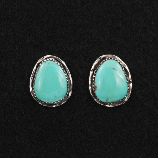 Ernest Hawthorne Turquoise & Sterling Silver Earrings