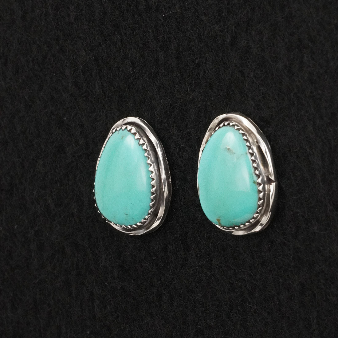 Ernest Hawthorne Turquoise & Sterling Silver Earrings