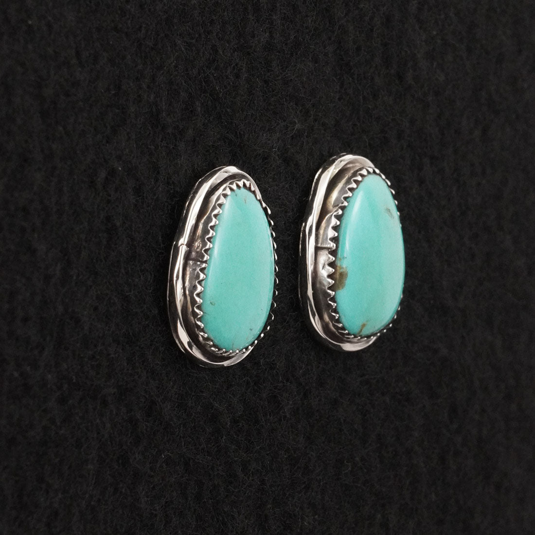 Ernest Hawthorne Turquoise & Sterling Silver Earrings