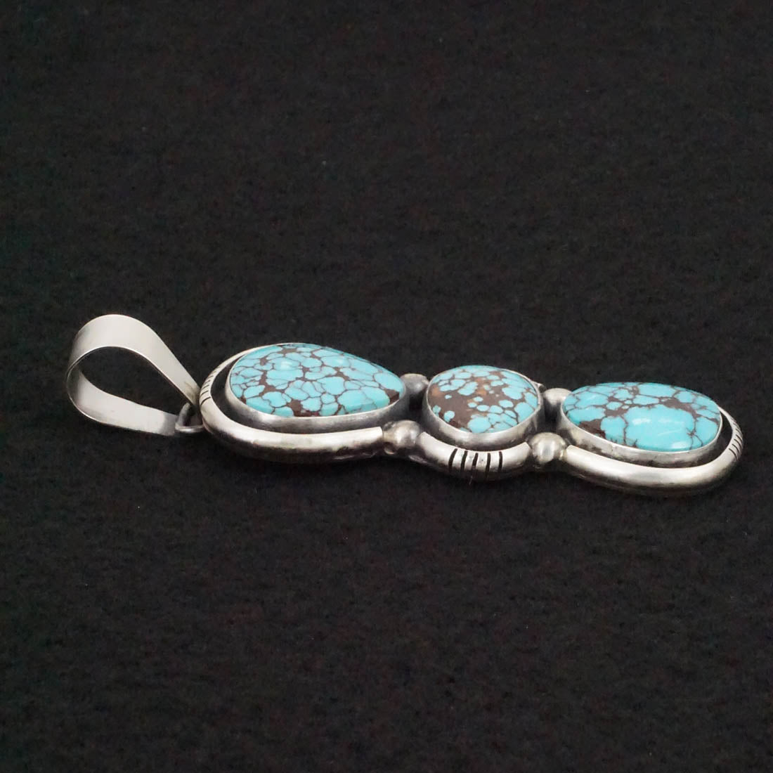 Paul Livingston Turquoise & Sterling Silver Pendant