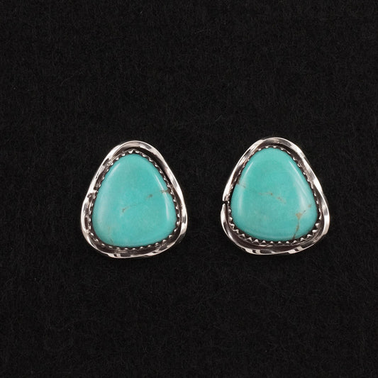 Ernest Hawthorne Turquoise & Sterling Silver Earrings