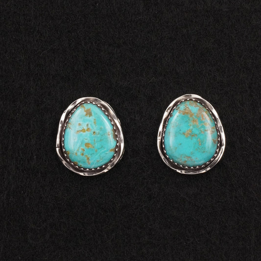 Ernest Hawthorne Turquoise & Sterling Silver Earrings