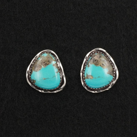 Ernest Hawthorne Turquoise & Sterling Silver Earrings